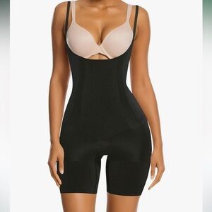 SHAPERX Shapewear for Women Tummy Control Open Bust Thigh Slimmer Body Shaper 2X